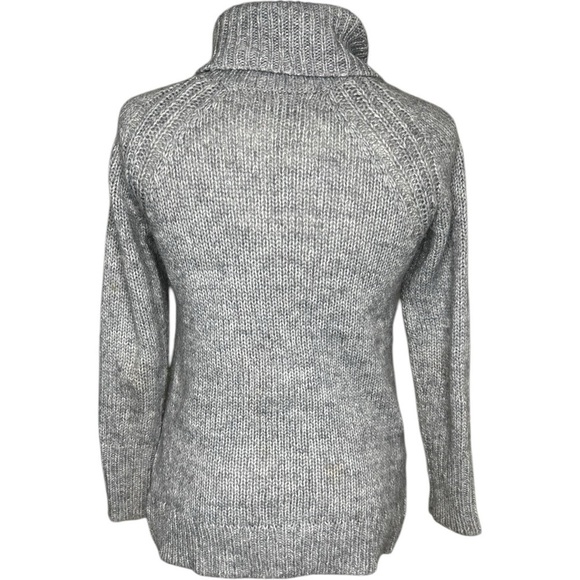 Kaisley Turtleneck sweater with side zip Grey Size Small - Picture 2 of 5